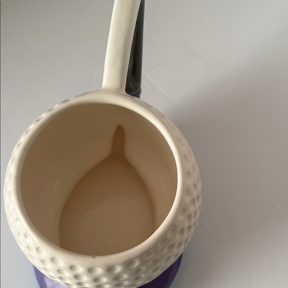 Golf Ball Shaped Mug with Golf Club Handle‎ Carnation Nestle - Picture 3 of 7